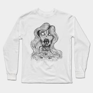 CREEPY GIRL Long Sleeve T-Shirt